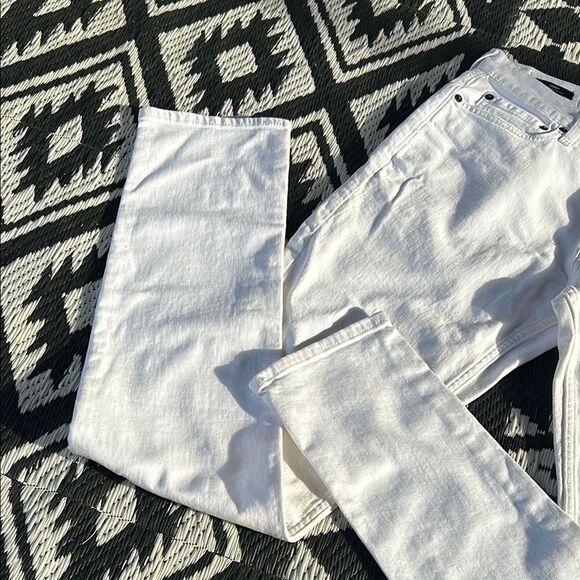 Hollister White Denim Skinny Epic Flex Jeans 30/36   E - Picture 4 of 11